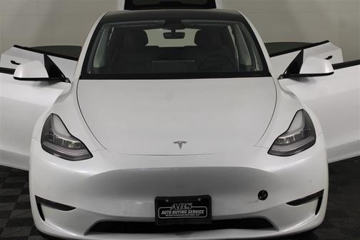 Pearl White Multi-Coat 2020 Tesla Model Y Long Range Dual Motor All-Wheel Drive