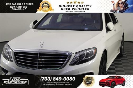 designo Diamond White 2015 Mercedes-Benz S-Class S 550