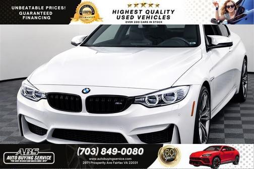Alpine White 2015 BMW M4 Base