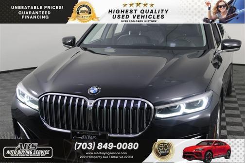 Black Sapphire Metallic 2020 BMW 750 i xDrive