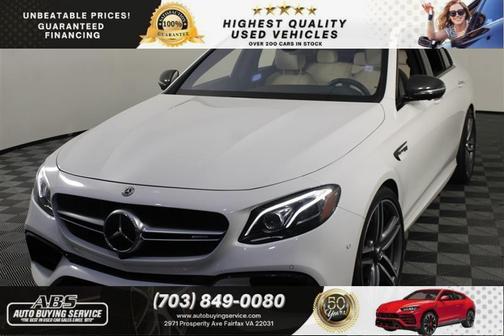 Polar White 2018 Mercedes-Benz AMG E 63 S 4MATIC