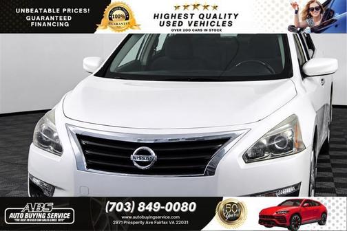 Pearl White 2013 Nissan Altima 2.5 SV