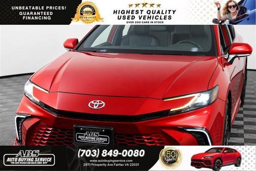 Supersonic Red 2025 Toyota Camry XSE