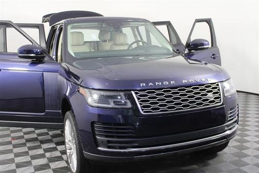 Blue 2019 Land Rover Range Rover 3.0L V6 Supercharged HSE