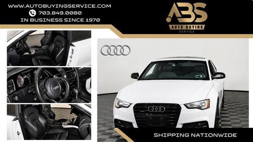 Ibis White 2017 Audi A5 Sport