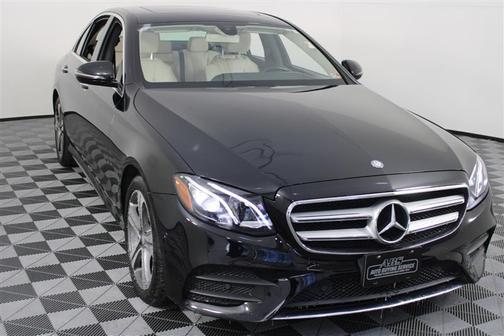 Black 2017 Mercedes-Benz E-Class 4MATIC