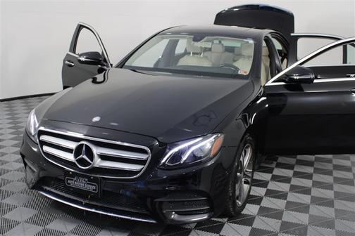 Black 2017 Mercedes-Benz E-Class 4MATIC