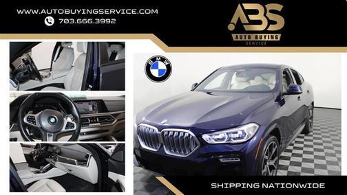 Blue 2020 BMW X6 xDrive40i