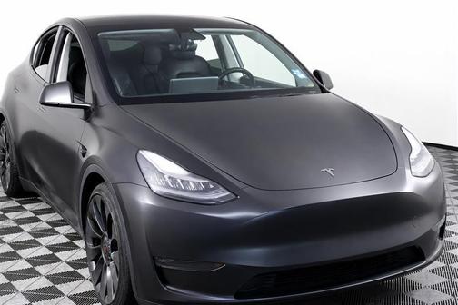 Solid Black 2021 Tesla Model Y Performance Dual Motor All-Wheel Drive