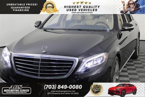 Black 2015 Mercedes-Benz S-Class S 550