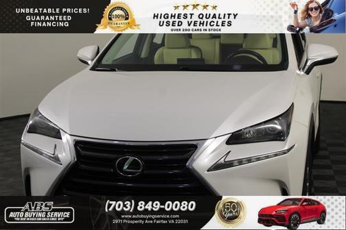 Eminent White Pearl 2015 Lexus NX 200t Base
