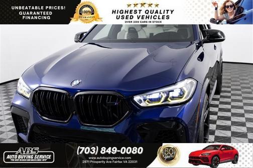 Tanzanite Blue II Metallic 2021 BMW X6 M COMPETITION