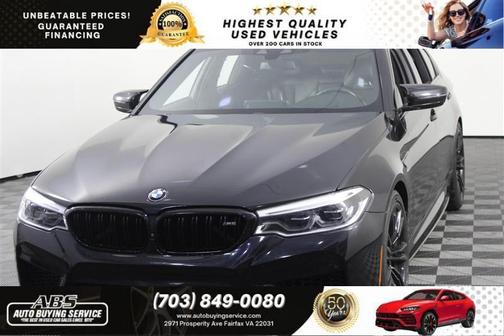 Black Sapphire Metallic 2019 BMW M5 Base