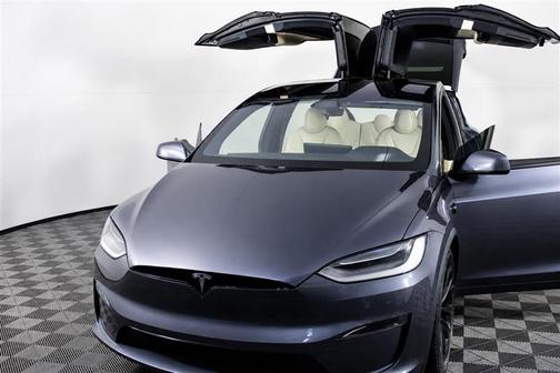 Stealth Grey 2023 Tesla Model X Dual Motor All-Wheel Drive