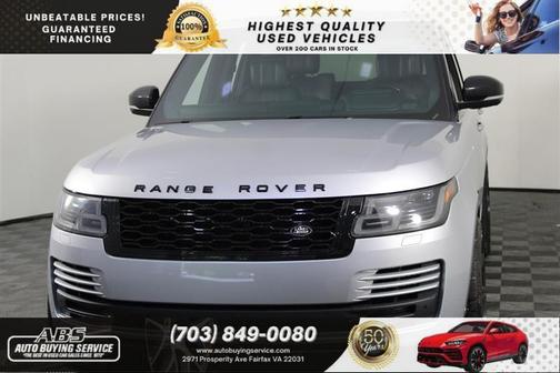Indus Silver Metallic 2018 Land Rover Range Rover 5.0L Supercharged