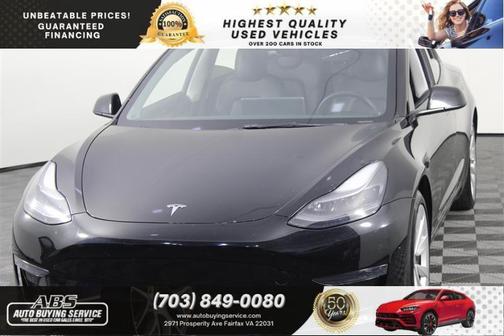Solid Black 2023 Tesla Model 3 Standard Range