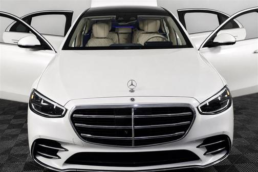 White 2023 Mercedes-Benz S-Class 4MATIC