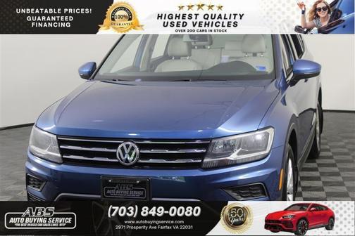 Blue 2019 Volkswagen Tiguan 2.0T SE 4MOTION