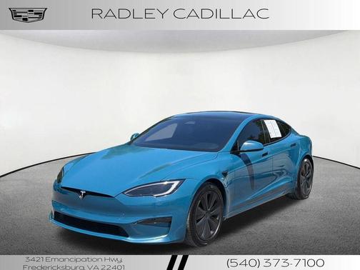 Black 2022 Tesla Model S Plaid