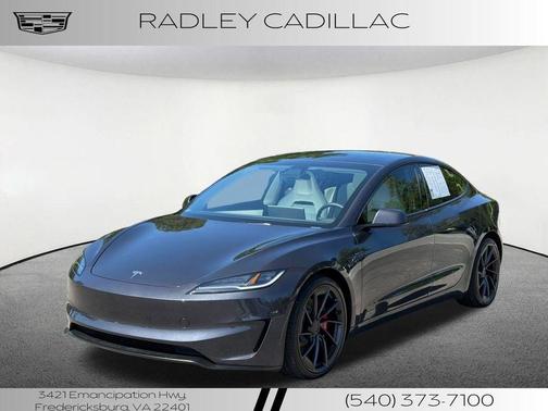 Stealth Gray 2025 Tesla Model 3 Long Range
