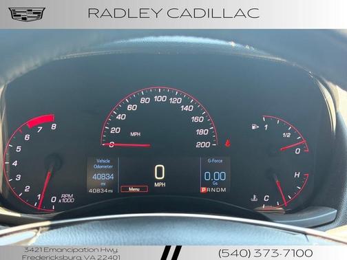 Crystal White Tri-Coat 2018 Cadillac ATS-V Base