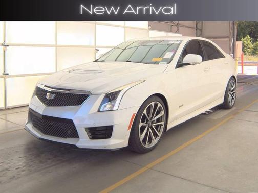 Crystal White Tri-Coat 2018 Cadillac ATS-V Base