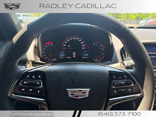 Crystal White Tri-Coat 2018 Cadillac ATS-V Base