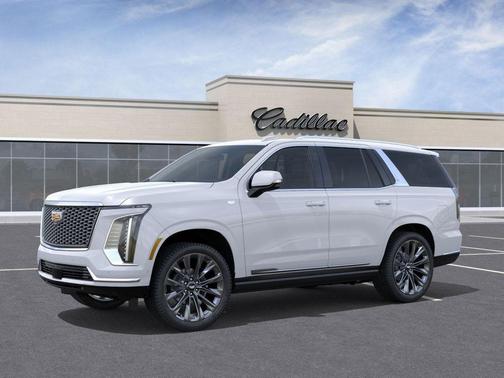 Vibrant White Tricoat 2026 Cadillac Escalade Sport Platinum