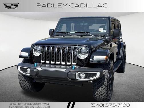 Black Clearcoat 2023 Jeep Wrangler 4xe Sahara