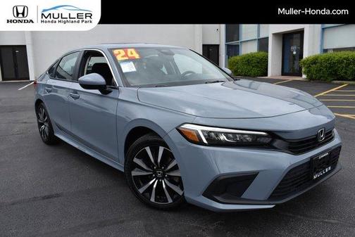 Sonic Gray Pearl 2024 Honda Civic EX