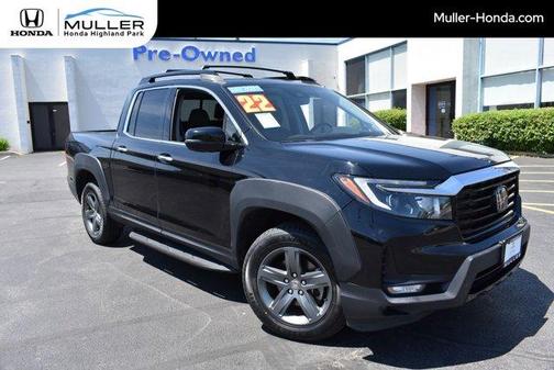 Crystal Black Pearl 2022 Honda Ridgeline RTL-E