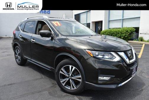 Midnight Jade 2017 Nissan Rogue SL