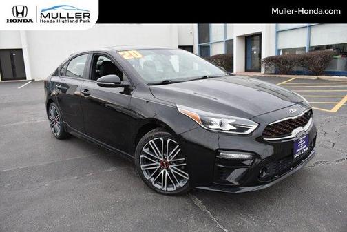 Aurora Black 2020 Kia Forte GT