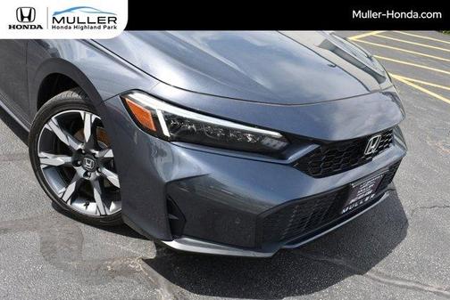 Gray 2025 Honda Civic Hybrid Sport Touring