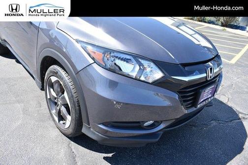 Gray 2018 Honda HR-V EX