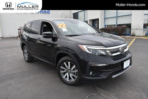 Crystal Black Pearl 2022 Honda Pilot EX-L