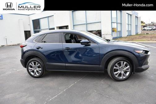 Deep Crystal Blue Mica 2022 Mazda CX-30 Premium Package