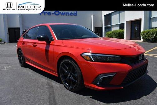 Red 2023 Honda Civic Si Base
