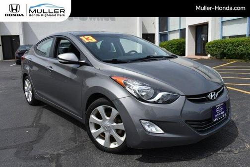 Harbor Gray Metallic 2013 Hyundai ELANTRA Limited