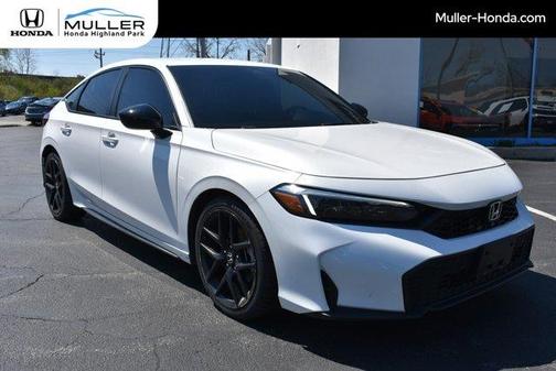 Platinum White Pearl 2025 Honda Civic Sport
