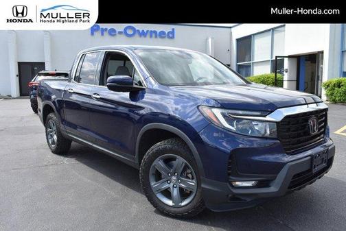 Obsidian Blue Pearl 2021 Honda Ridgeline RTL-E