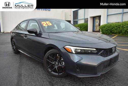 Meteorite Gray Metallic 2025 Honda Civic Sport