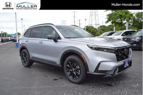 Solar Silver Metallic 2026 Honda CR-V Hybrid Sport-L