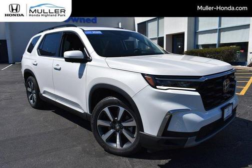 Platinum White Pearl 2025 Honda Pilot Elite