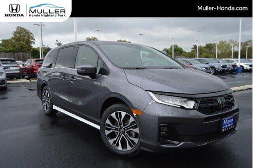 Modern Steel Metallic 2026 Honda Odyssey Elite