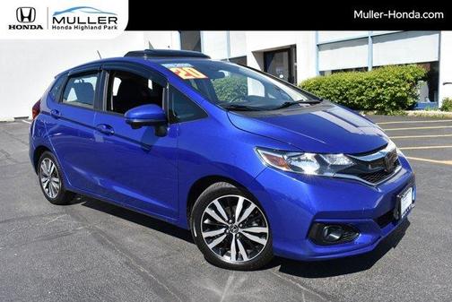 Aegean Blue Metallic 2020 Honda Fit EX
