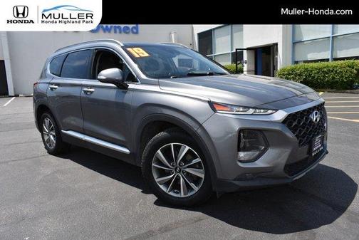 Machine Gray 2019 Hyundai SANTA FE 2.4 Ultimate