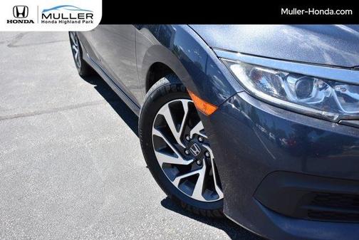 Gray 2017 Honda Civic EX