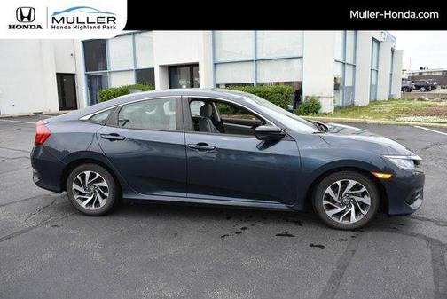 Gray 2017 Honda Civic EX