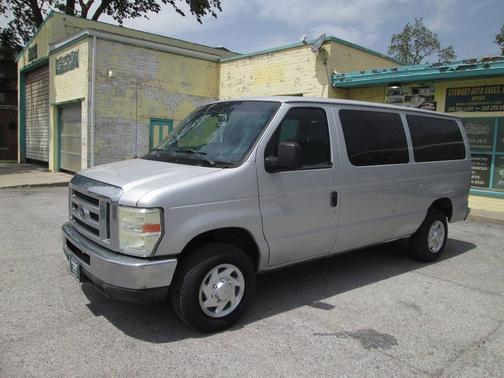 Gray 2010 Ford E350 Super Duty XLT